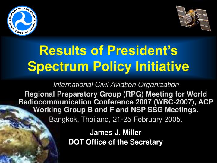 results of president s spectrum policy initiative