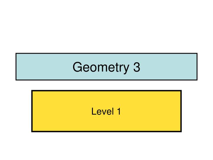 geometry 3