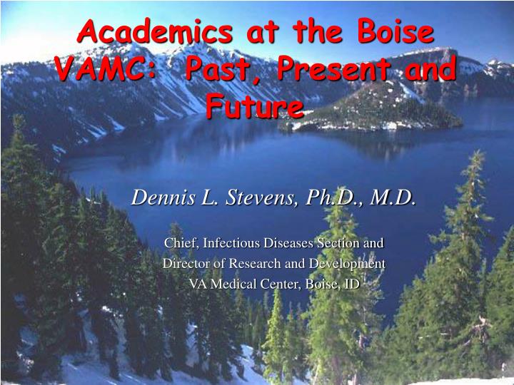 academics at the boise vamc past present and future