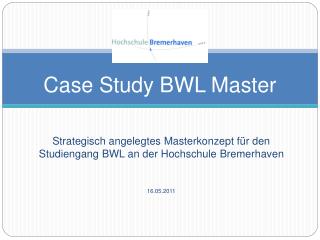 case study bwl master