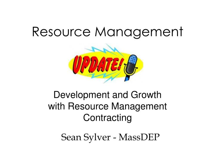 resource management