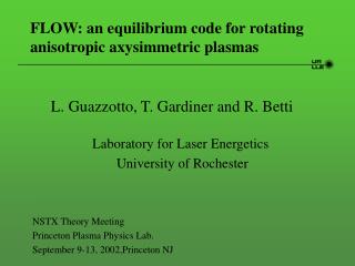 FLOW: an equilibrium code for rotating anisotropic axysimmetric plasmas