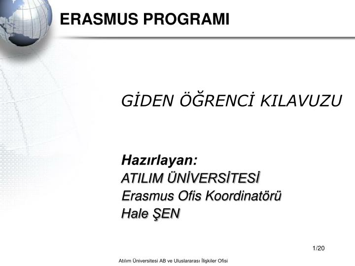 erasmus programi