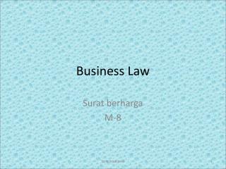 business law