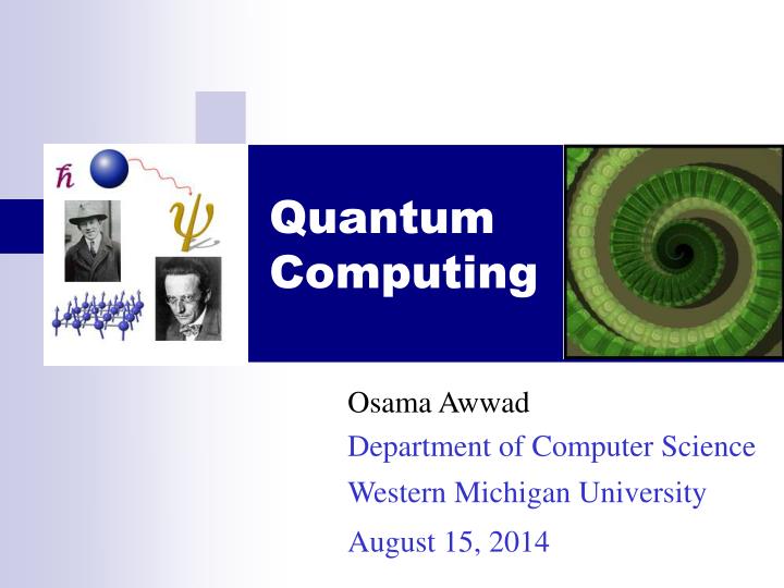 quantum computing