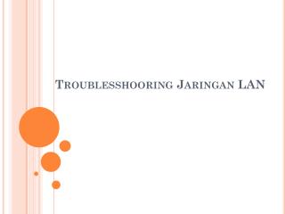 troublesshooring jaringan lan
