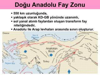 do u anadolu fay zonu