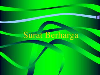 surat berharga