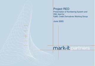 Project RED Presentation of Numbering System and XML feed for