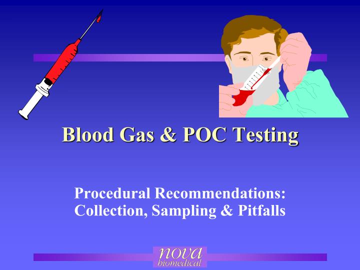 blood gas poc testing