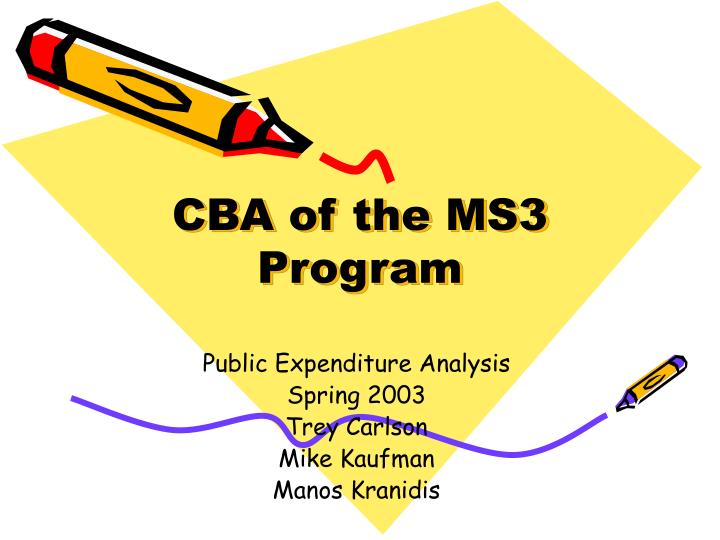 cba of the ms3 program