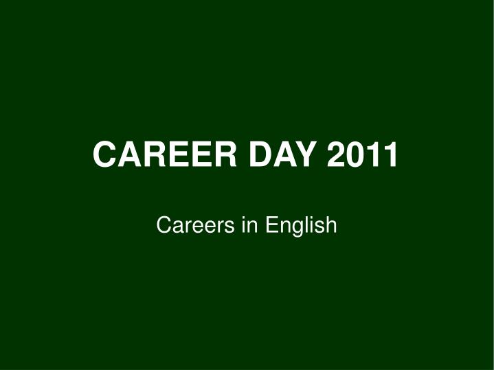 career day 2011