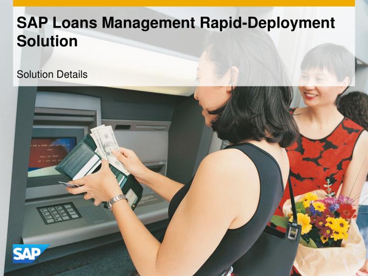 sap loans management rapid deployment solution