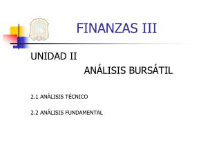 finanzas iii
