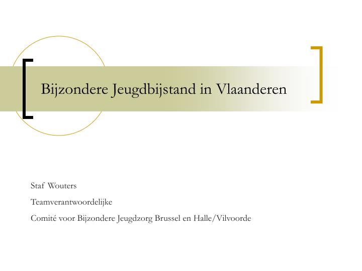 bijzondere jeugdbijstand in vlaanderen