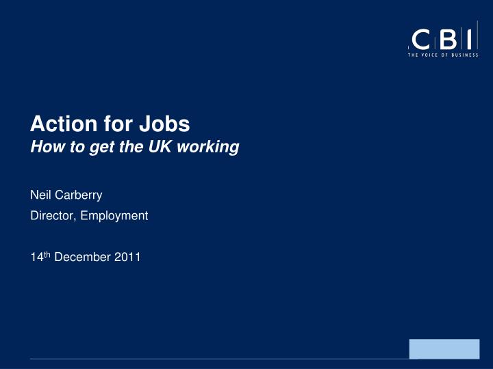 action for jobs how to get the uk working