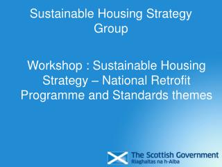 Sustainable Housing Strategy Group