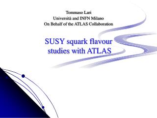 SUSY squark flavour studies w i th ATLAS