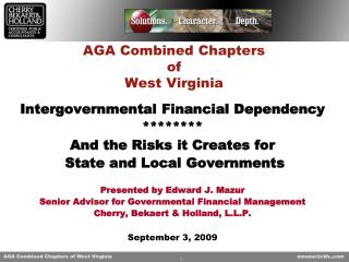 AGA Combined Chapters of West Virginia