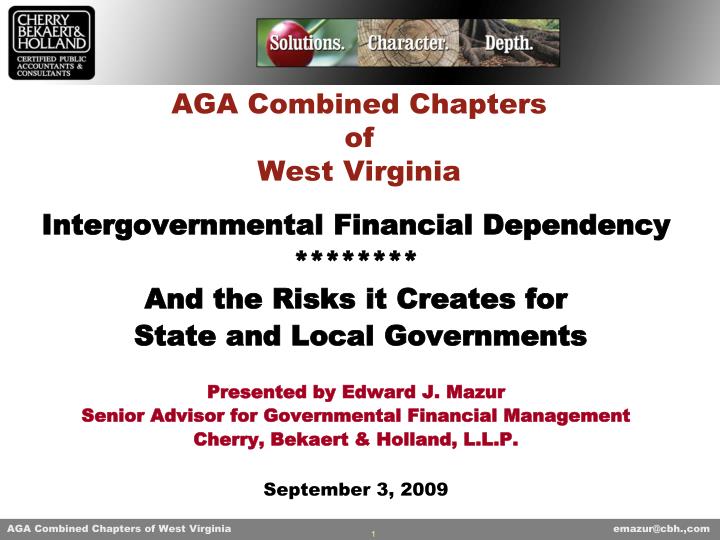 aga combined chapters of west virginia