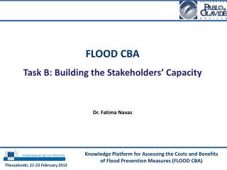 Knowledge Platform for Assessing the Costs and Benefits of Flood Prevention Measures (FLOOD CBA)