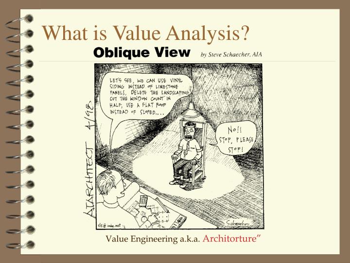 what is value analysis