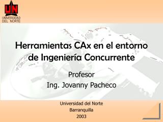 herramientas cax en el entorno de ingenier a concurrente