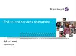End-to-end services operations - slide 1