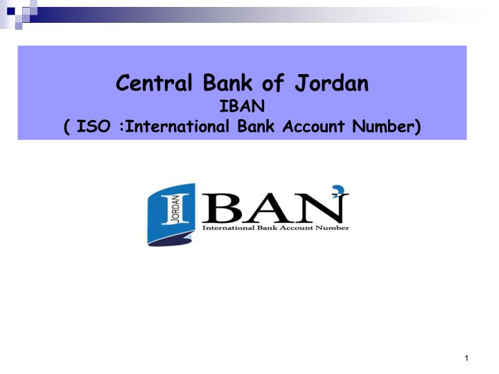 central bank of jordan iban iso international bank account number