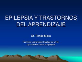 epilepsia y trastornos del aprendizaje