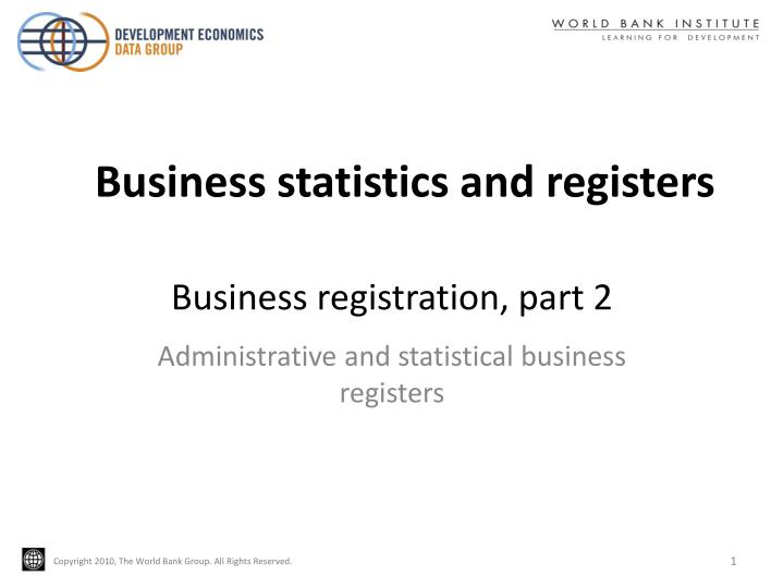 business registration part 2