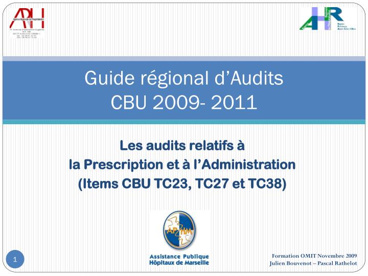 guide r gional d audits cbu 2009 2011