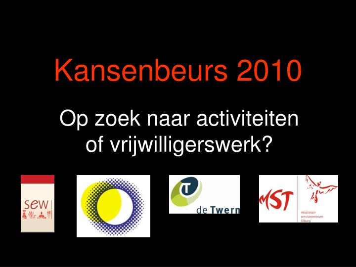 kansenbeurs 2010