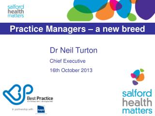 Dr Neil Turton Chief Executive 16th October 2013