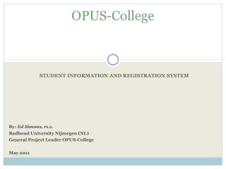 OPUS-College