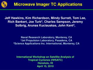 Microwave Imager TC Applications