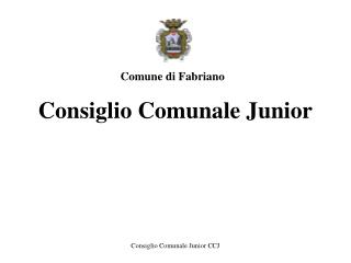 consiglio comunale junior