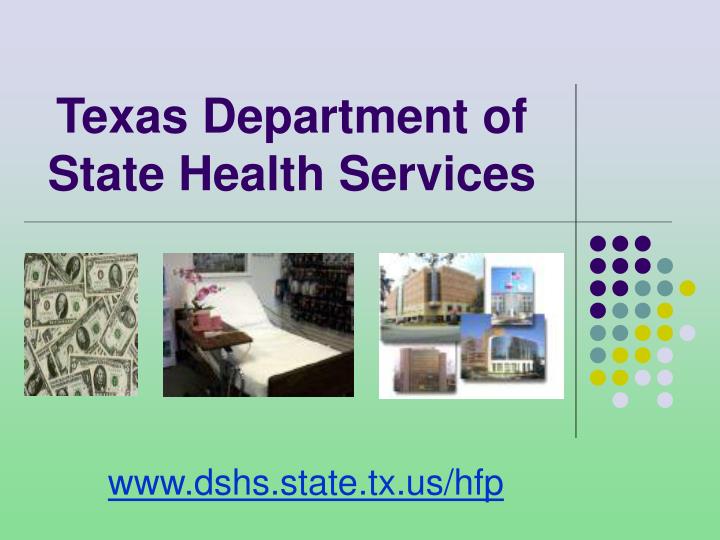 texas department of state health services