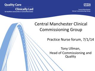 Central Manchester Clinical Commissioning Group
