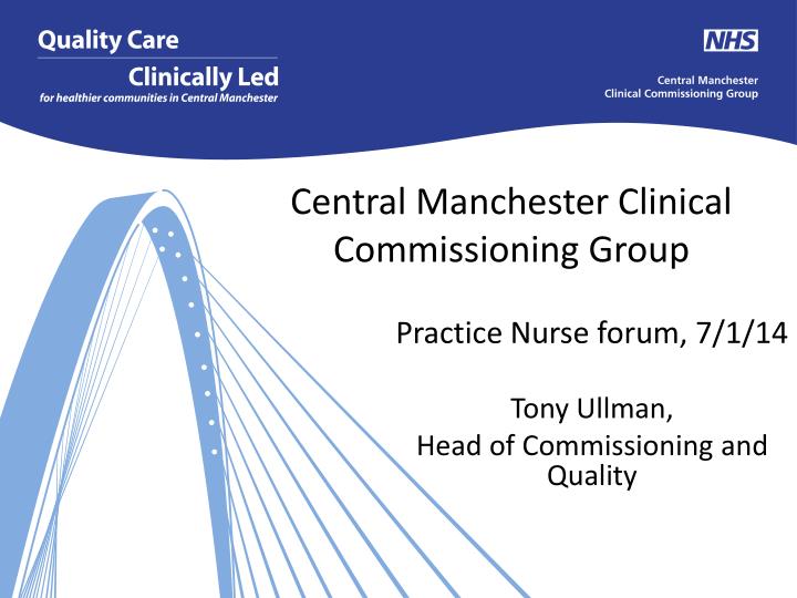 central manchester clinical commissioning group