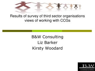 Results of survey of third sector organisations views of working with CCGs