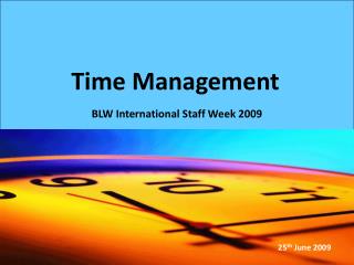 Time Management