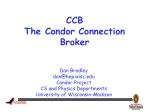 CCB The Condor Connection Broker