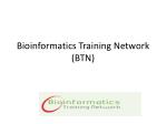 Bioinformatics Training Network (BTN) - Global Community for Bioinformatics Training - slide 1