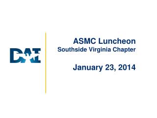 ASMC Luncheon Southside Virginia Chapter January 23, 2014