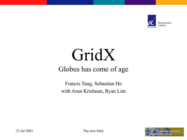 gridx globus has come of age