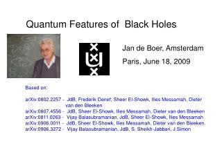 Quantum Features of Black Holes