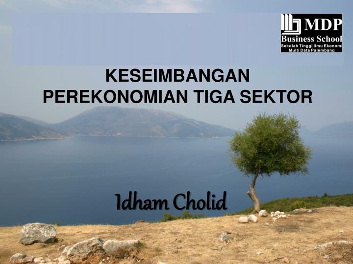 keseimbangan perekonomian tiga sektor