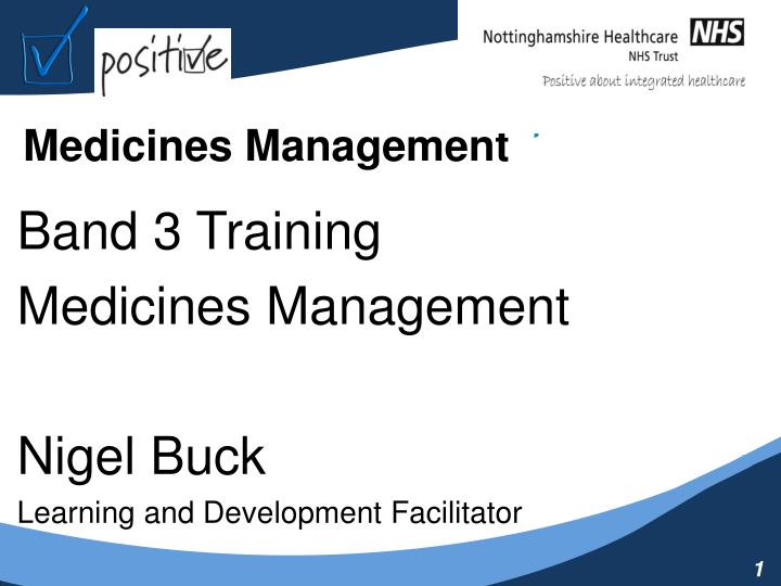 medicines management