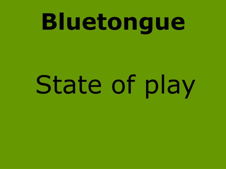 bluetongue